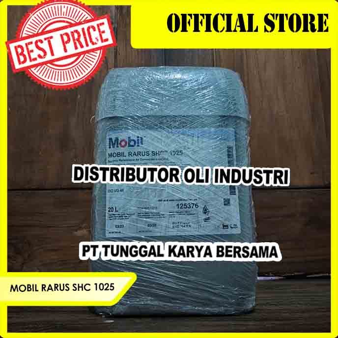 Jual MOBIL RARUS SHC 1025 ( Synthetic PAO Oil Compressor ISO VG 46 ...