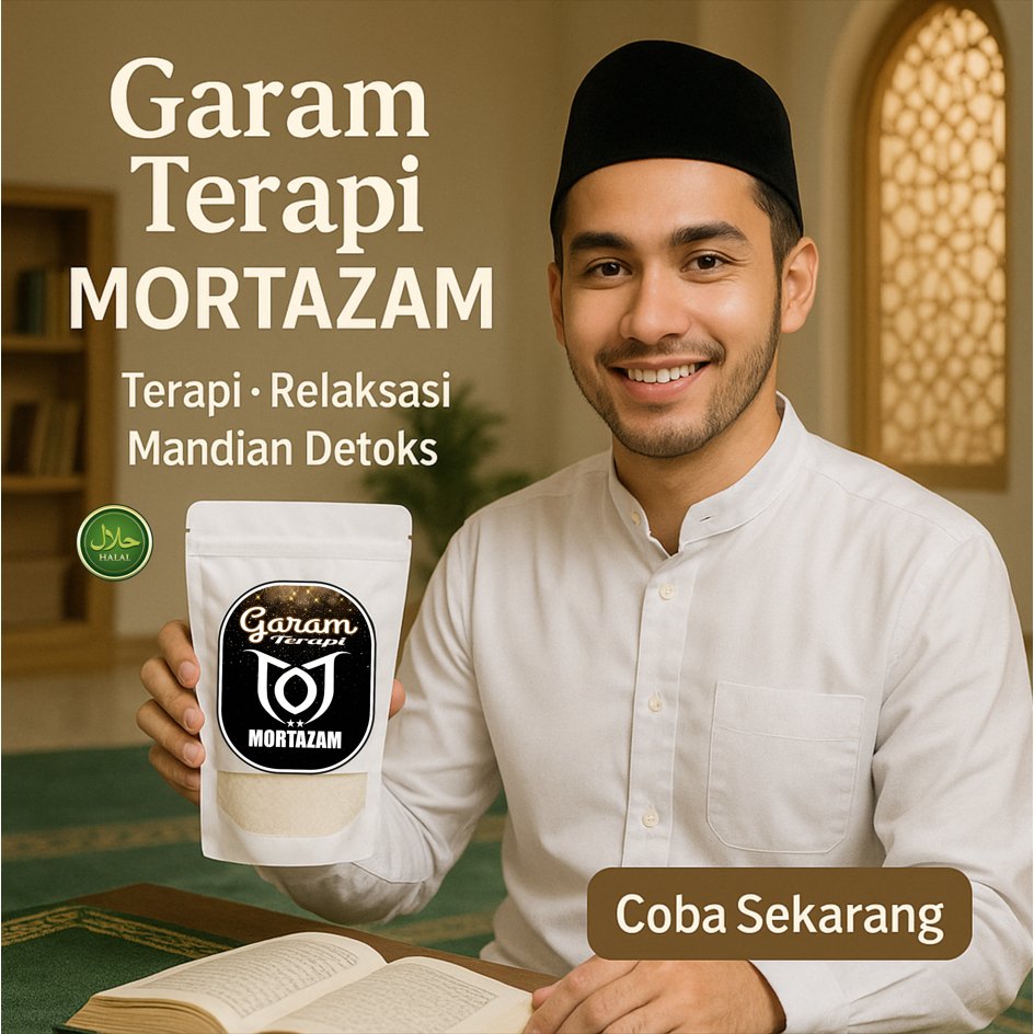 Jual Garam terapi MORTAZAM 100% original bergaransi asli produk pioner ...