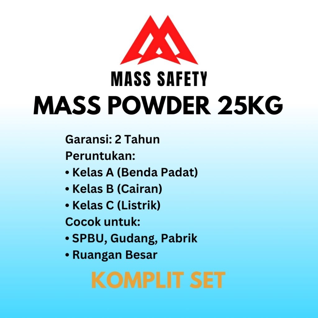 Jual APAR APAB MASS ABC POWDER 25KG TROLLEY TROLI KOMPLIT SET GARANSI 2 ...