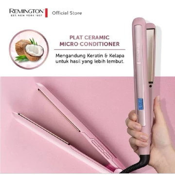Remington Coconut Smooth Catok Pelurus Rambut 2 IN 1