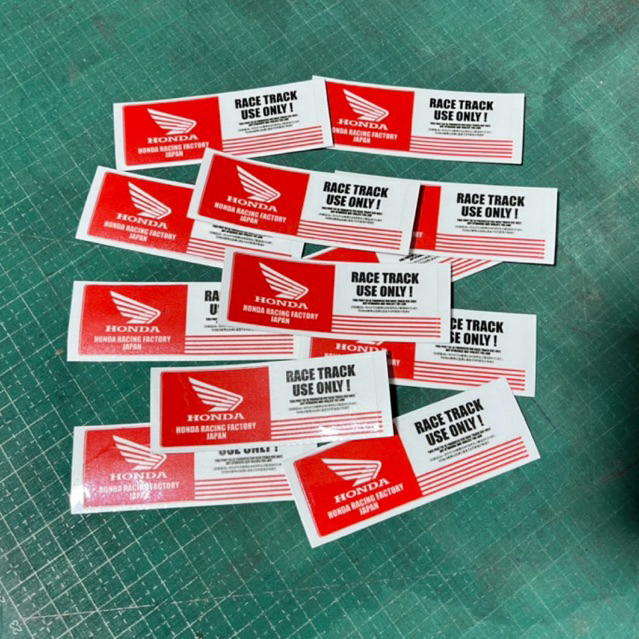 Jual Sticker Racing Warning / Daily Us Only for Honda | Shopee Indonesia