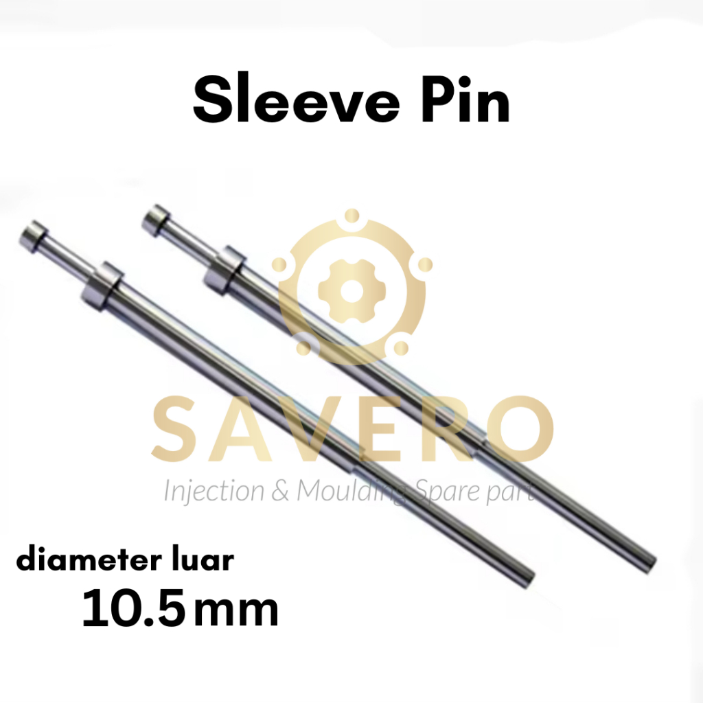 Jual SKD-61 Sleeve Pin 10.5mm 100/125/150/175/200 mm Ejector Pin Slive ...