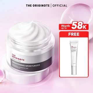 The Originote Brightening Moisturizer - Pelembab Wajah untuk Mencerahkan dan Meratakan Warna Kulit Pencerah Wajah Menghidrasi Kulit Mencegah Penuaan Perawatan Kulit Brightening Pelembab Wajah dengan Niacinamide Tranexamic Acid