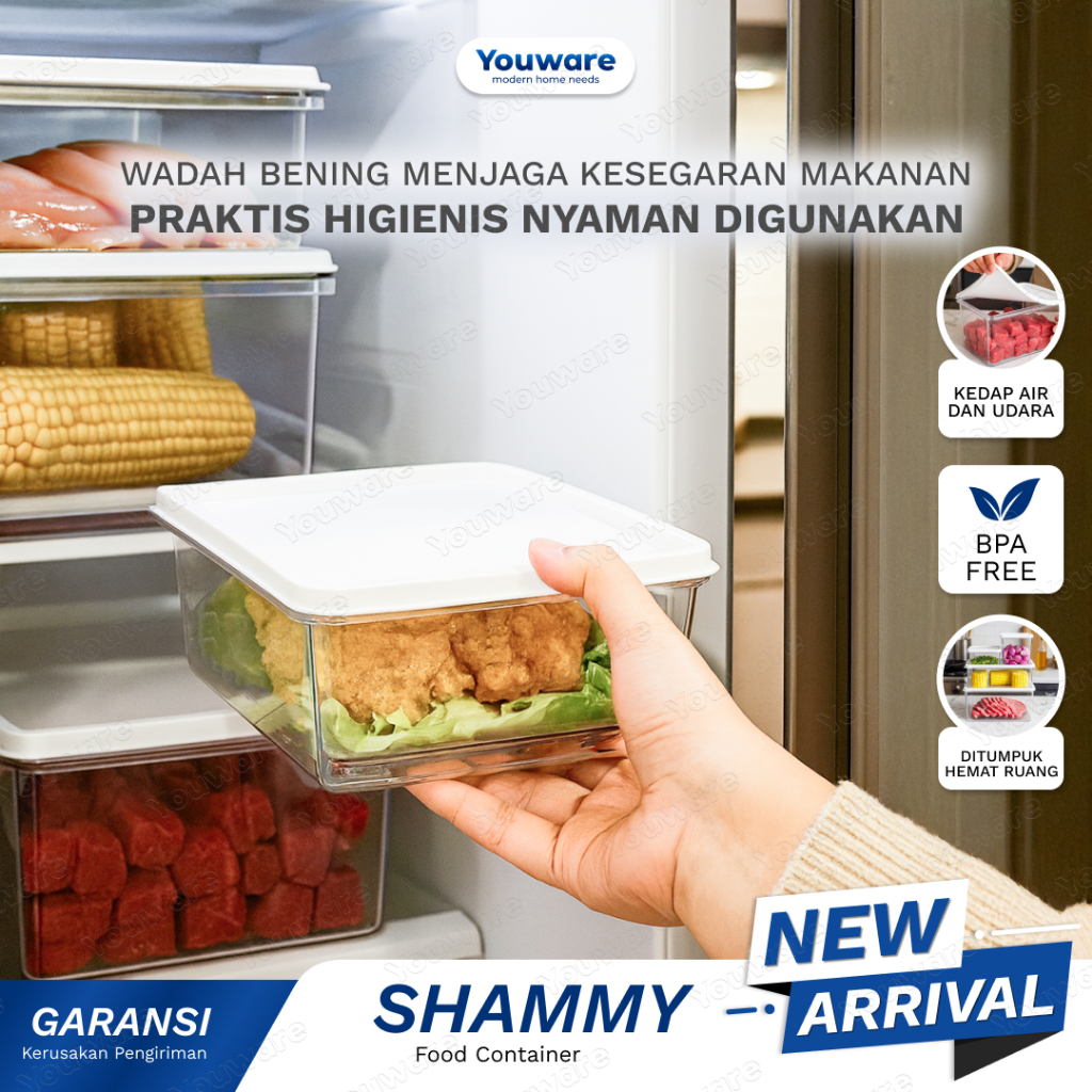 Jual Youware - Shammy Food Container / Storage / Penyimpanan Makanan ...