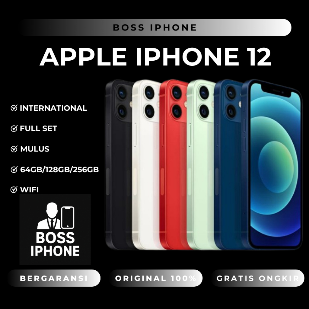 Jual RENT APPLE IPHONE 12 64GB/128GB/256GB WIFI | Shopee Indonesia