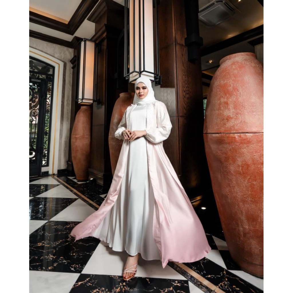 Jual shellasaukia abaya mute 3in1 | Shopee Indonesia