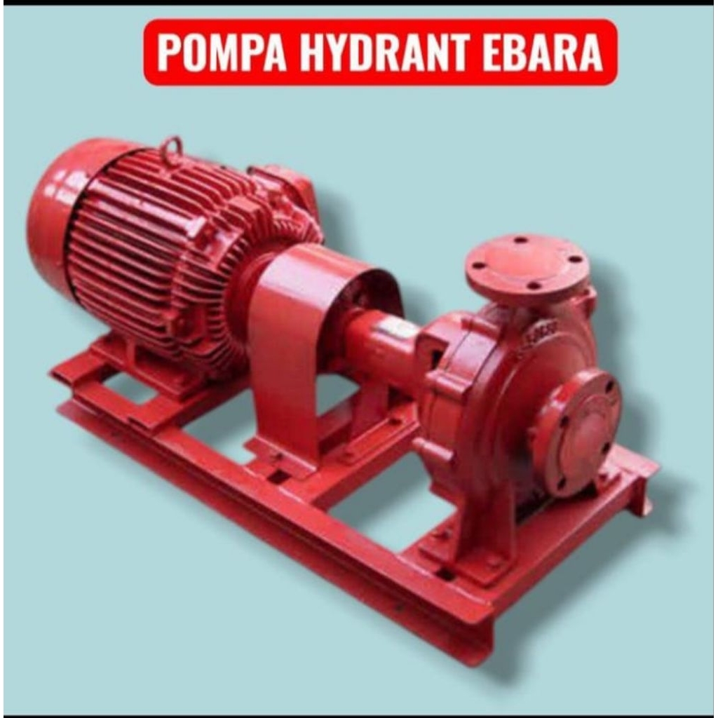 Jual Pompa Ebara 100x80fsja motor 37kw 50hp 2pole electric hydrant pump ...