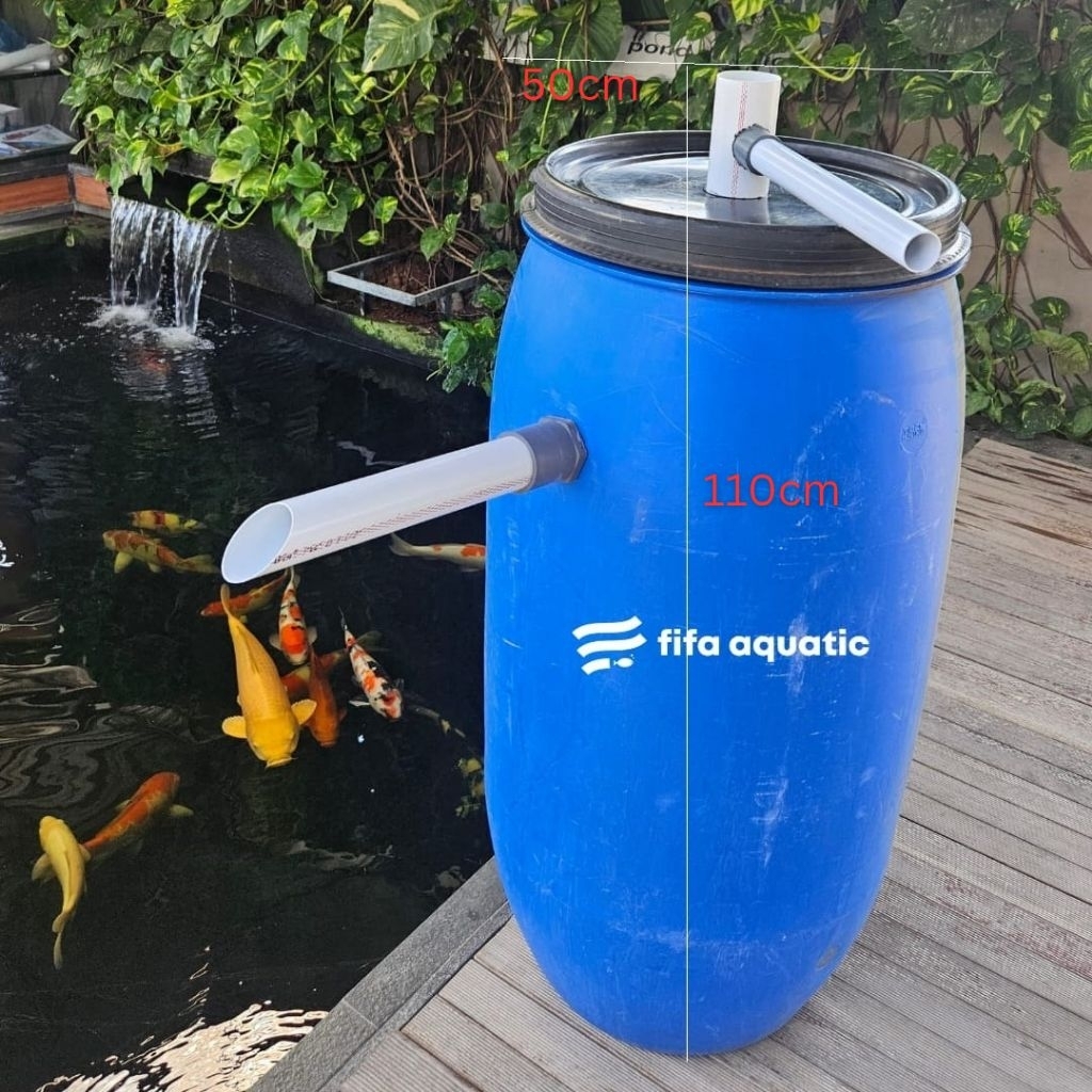 Jual Tong filter besar 150 liter penjernih kolam koi | Shopee Indonesia