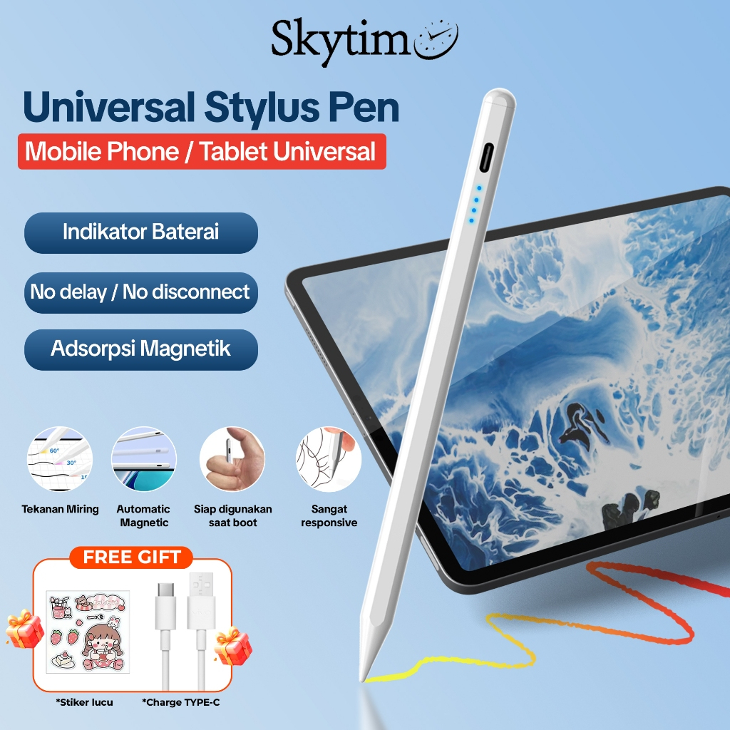 Jual Skytime Stylus Pen Universal PC05 Tablet HP Bluetooth Android