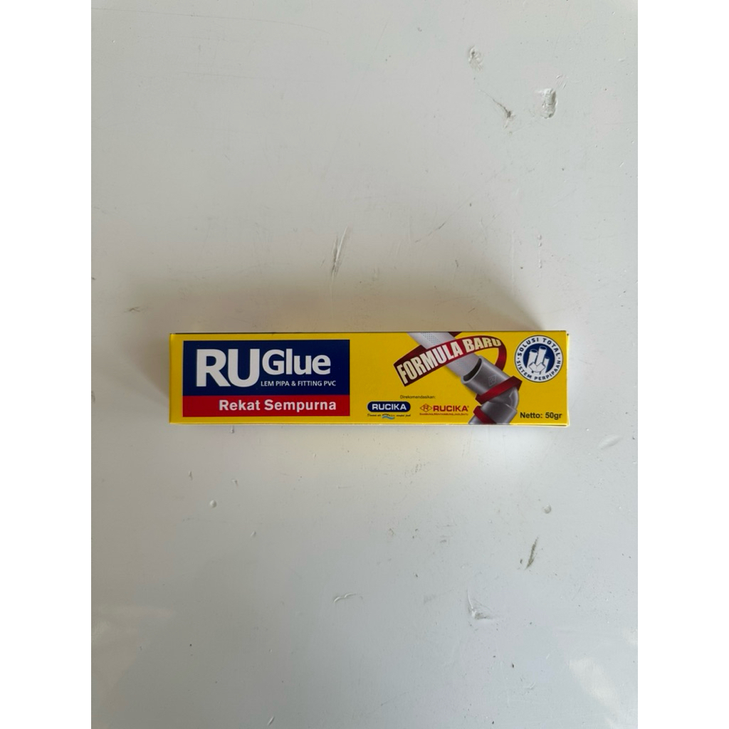 Jual RU GLUE LEM PIPA & FITTING PVC 50gr | Shopee Indonesia