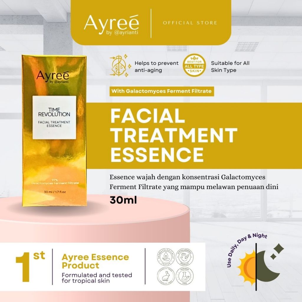 Jual Ayree Time Revolution Facial Treatment Essence 30ml - Esens untuk ...