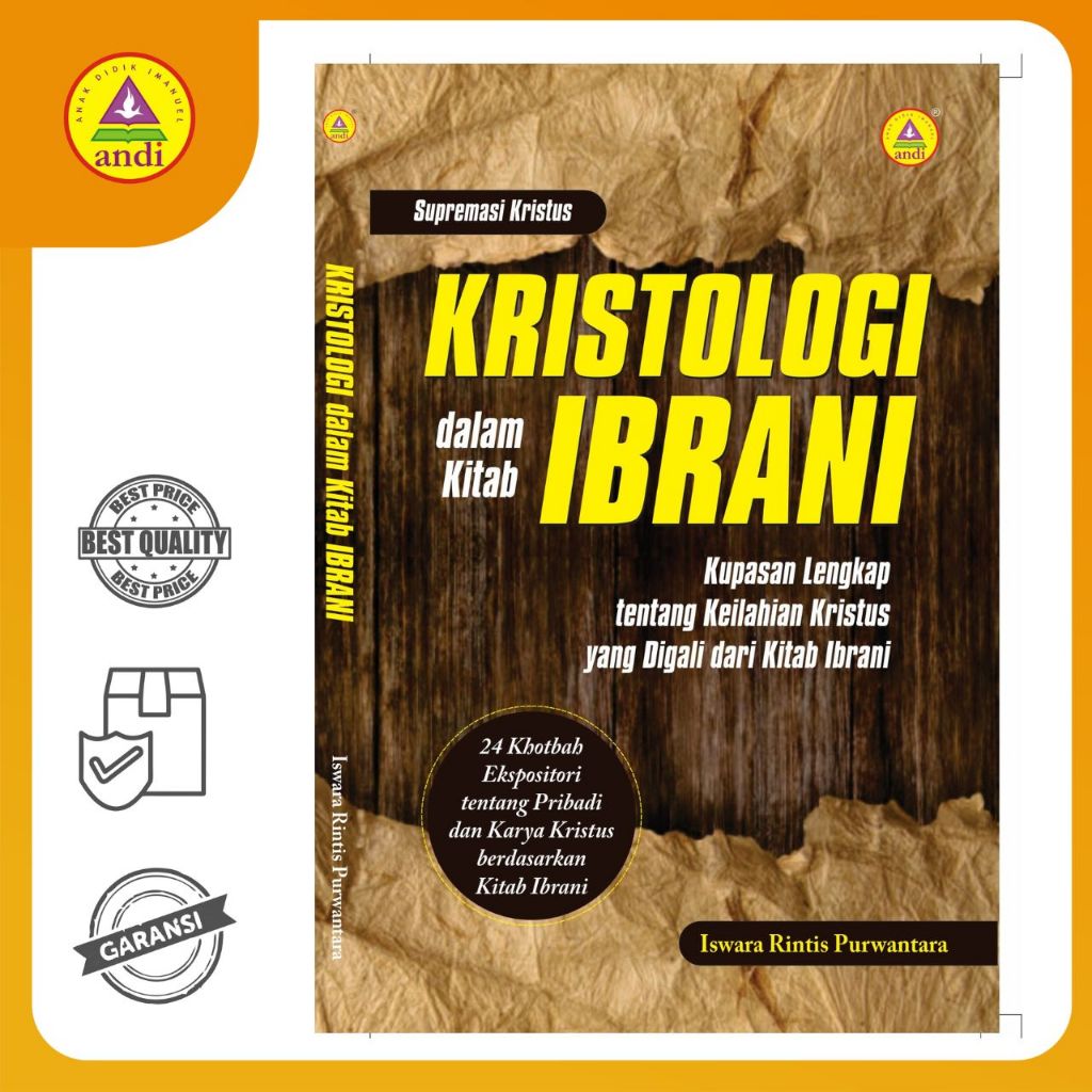 Jual Buku Rohani Andi - Kristologi Dalam Kitab Ibrani (Iswara Rintis ...