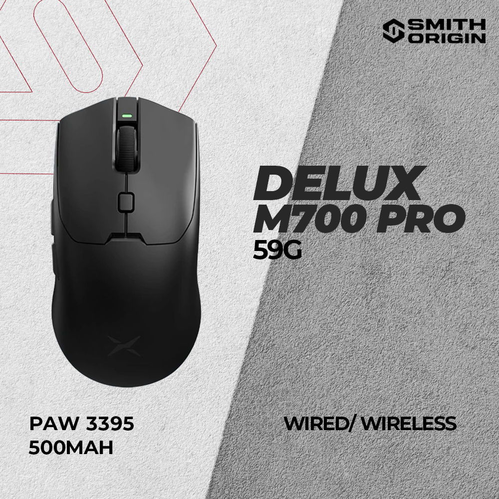 Jual Delux M700 Pro PAW3395 Wireless Gaming Mouse | Shopee Indonesia