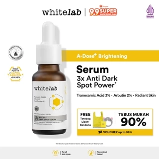[UPGRADE] Whitelab A-Dose+ Glowing Serum - Serum Arbutin Pencerah Wajah Atasi Noda / Flek Hitam Dark Spot Bekas Jerawat Dengan Radiant Skin [BPOM]