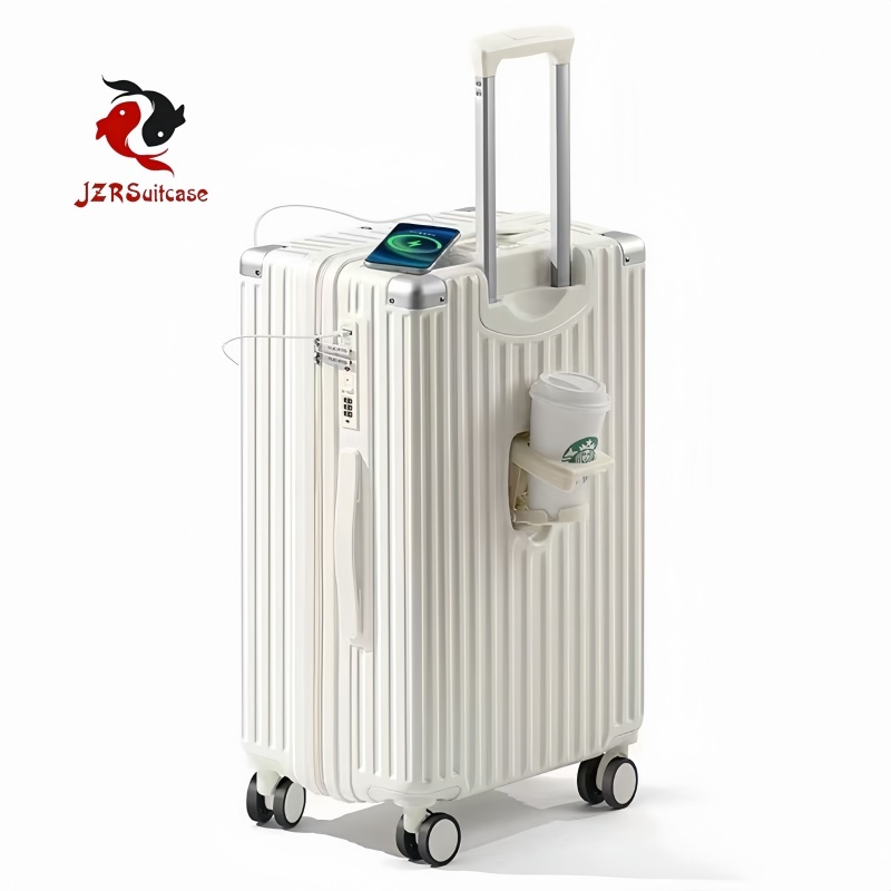 Jual Jzr suitcase official store desain baru usb charger koper travel ...