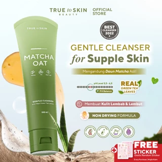 True to Skin - Matcha Oat Gentle Cleanser - Sabun Cuci Muka Semua Jenis Kulit