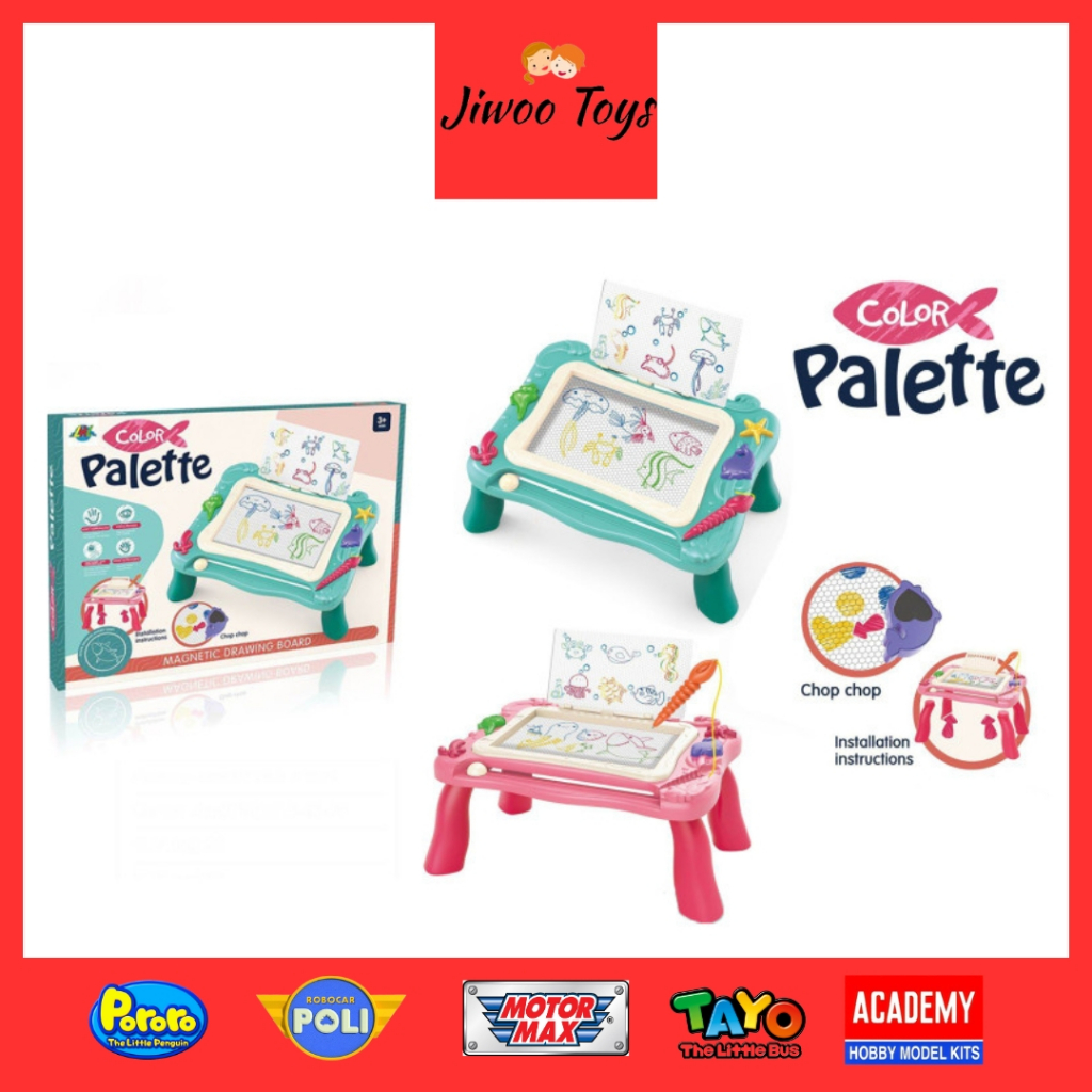 Jual Mainan Anak Color Palette Magnetic Drawing Board Ocean Drawing ...