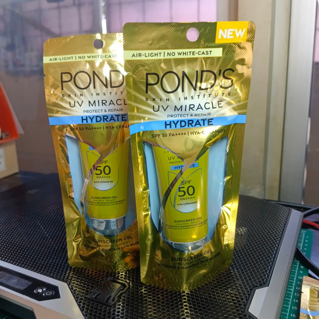 Jual PONDS UV MIRACLE SUNSCREEN GEL HYDRATE - 25G | Shopee Indonesia