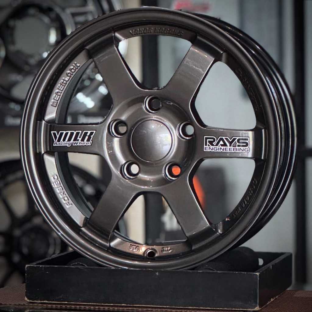Jual velg racing r15 pcd 5x114,3 TE37 LEBAR 7 ET 38 velg mobil ring 15 ...