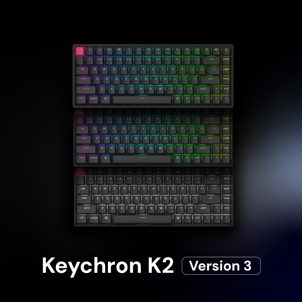 Jual Keychron K2 version 3 QMK RGB Backlight Alumunium Frame Hot ...