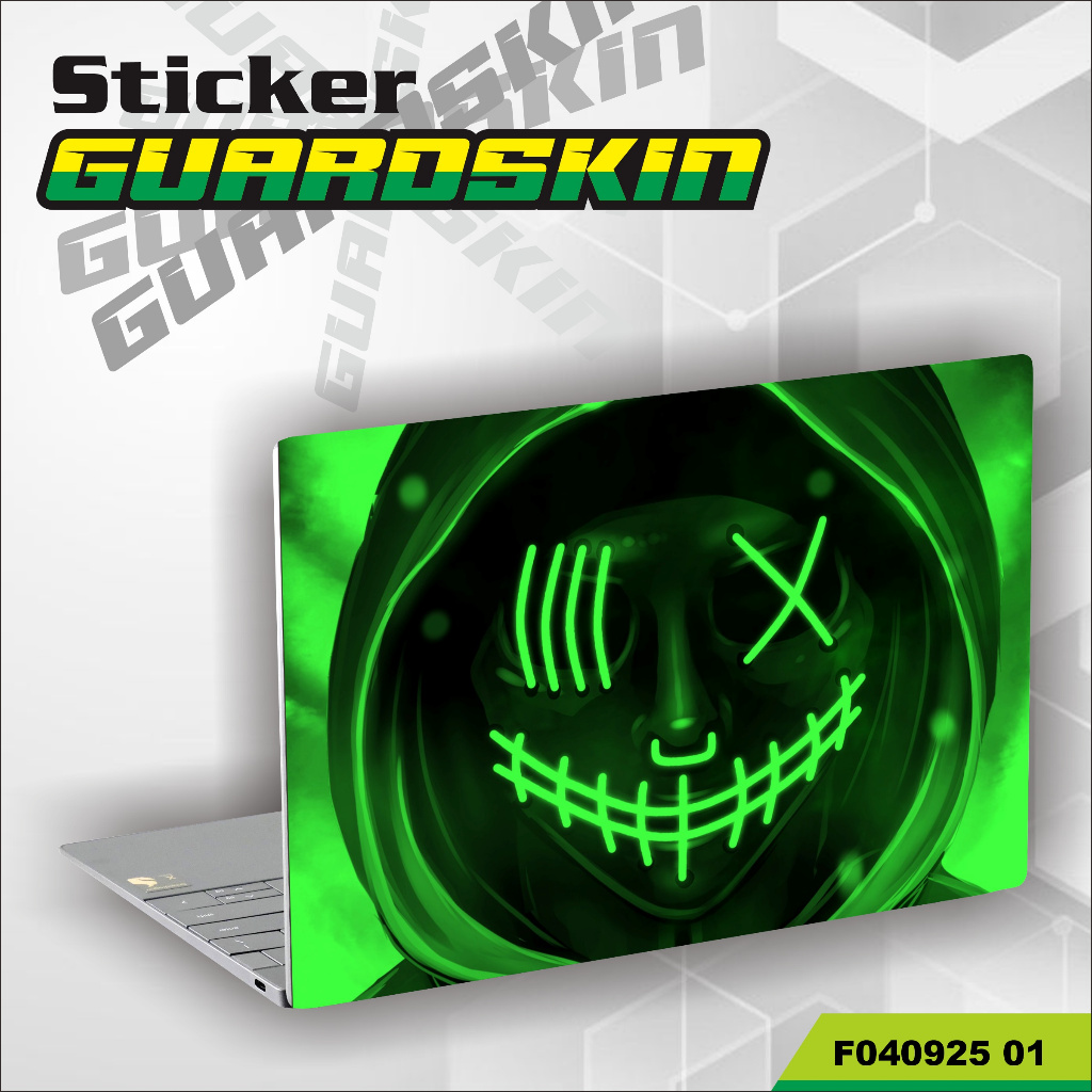 Jual Stiker Guardskin Sticker Garskin Laptop Notebook Neon Mask ...