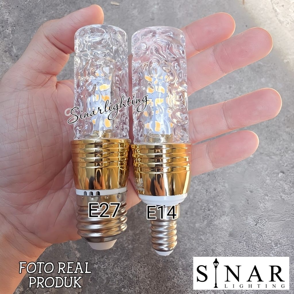 Jual Bohlam lampu hias LED ST12 E14/E27 (KACA) | Shopee Indonesia