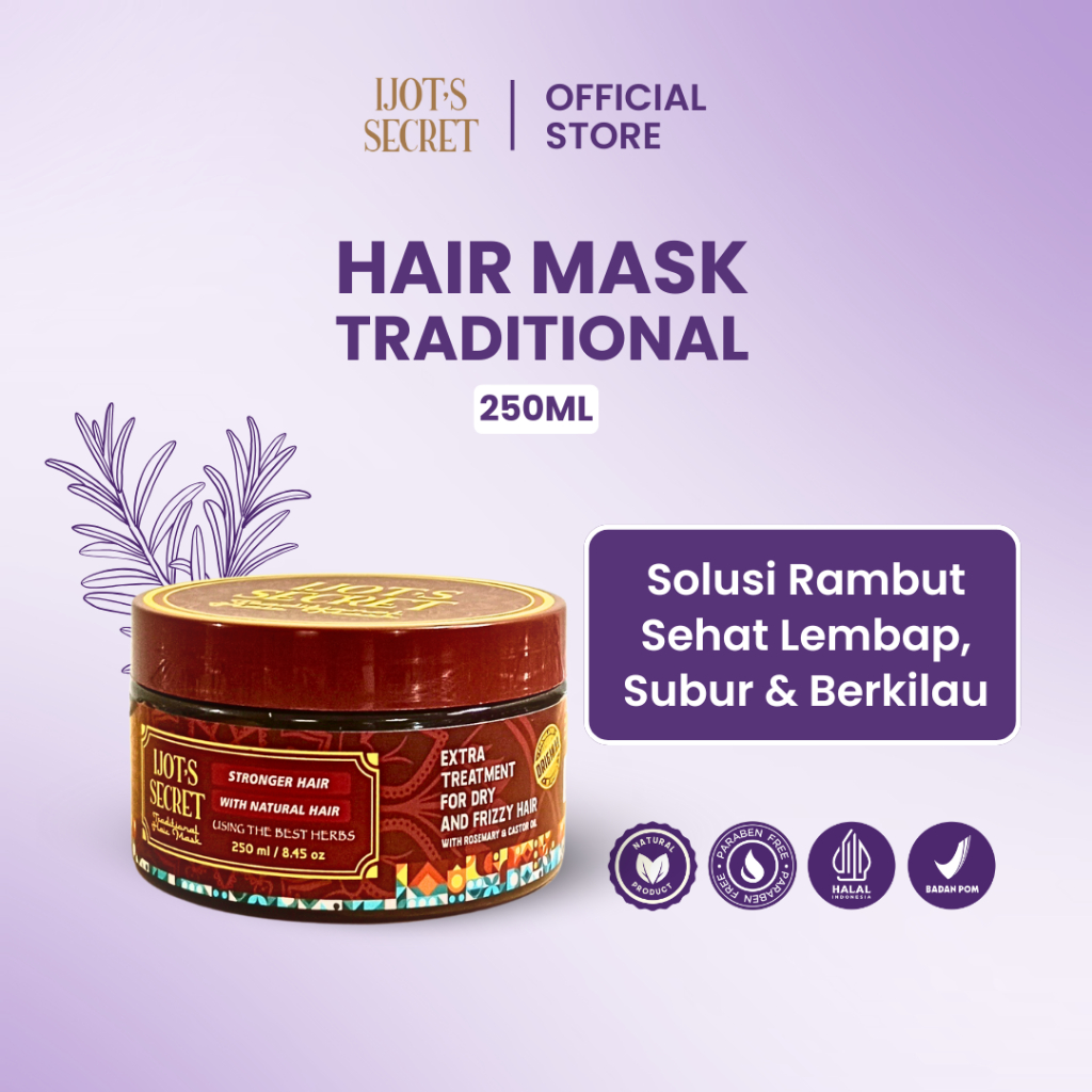Jual Ijots Secret Hair Mask Traditional - Masker Rambut Melembapkan ...