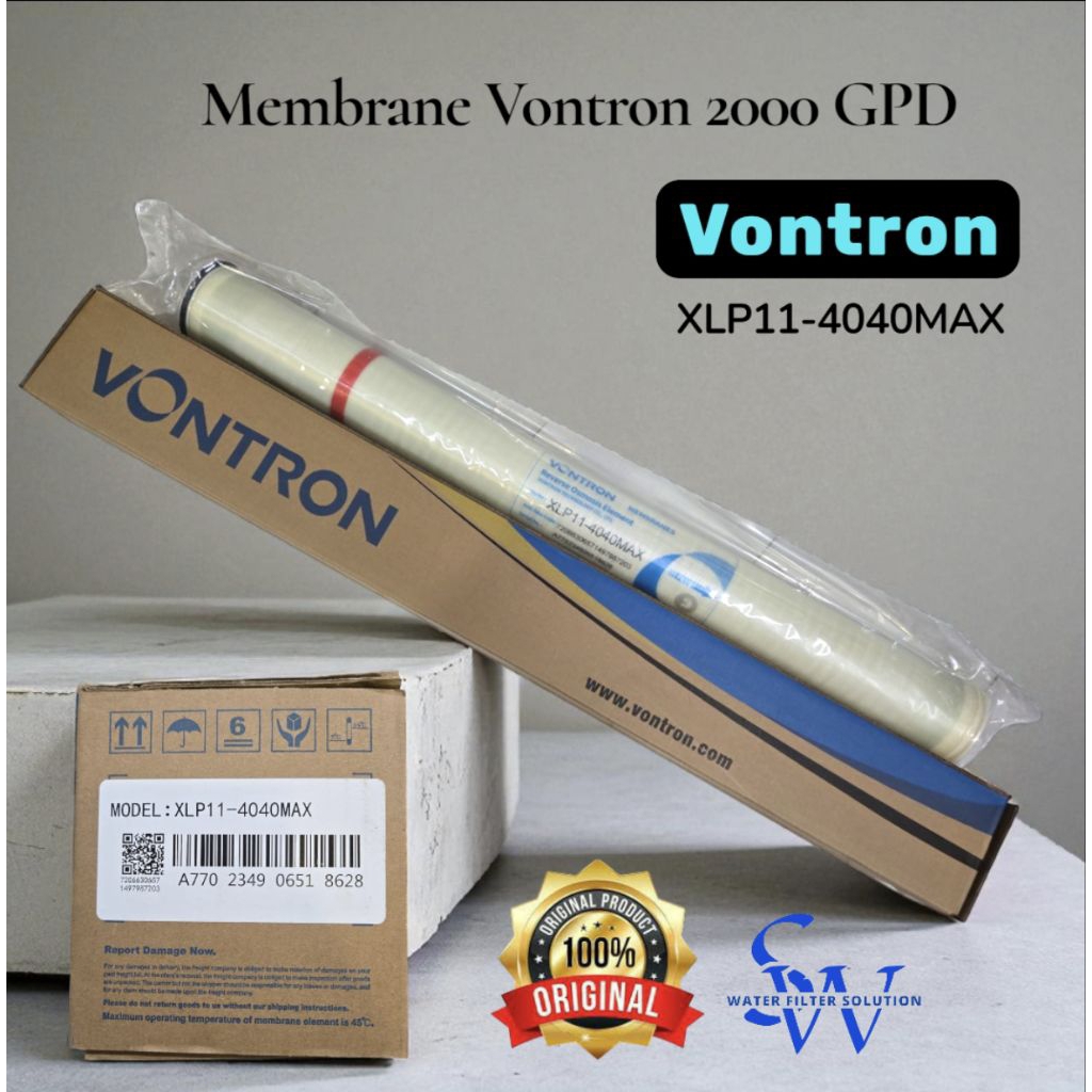 Jual MEMBRANE VONTRON XLP11-4040 MAX XLP 4040 / MEMBRANE FILTER AIR RO ...
