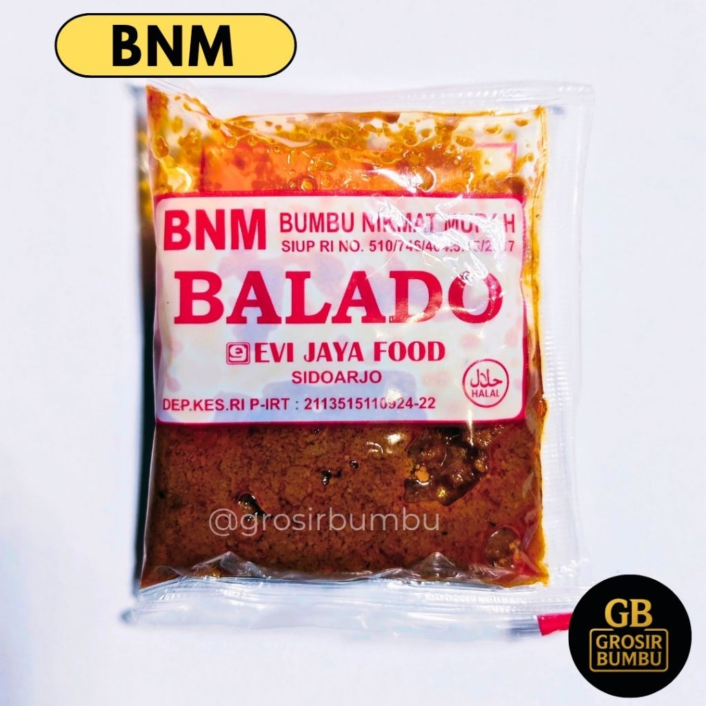 Jual { BNM } Bumbu BALADO - Bumbu Nikmat Murah - Bumbu Masak Instan ...