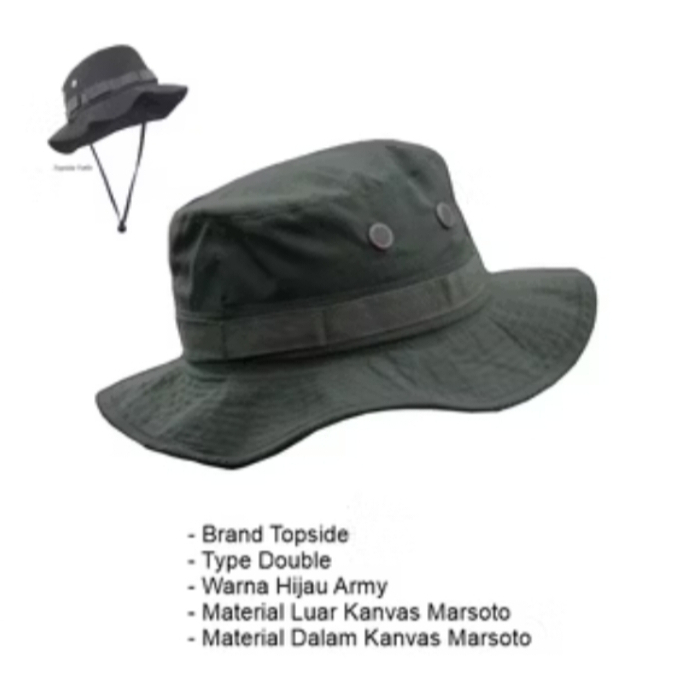 Jual Topi Rimba Outdoor / Topi Rimba Lapangan/ Topi Murah Hunter Hat ...