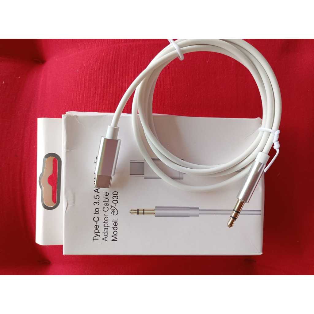 Jual [SH-477] J-030 Kabel Aux Type-C to 3.5mm Aux Audio Adapter Cable ...