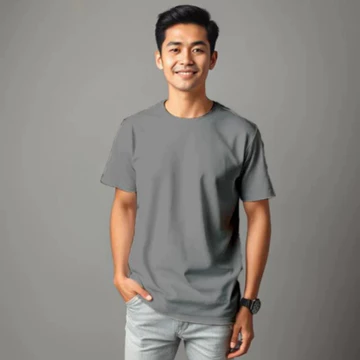 Kaos Polos Premium Pria Wanita – Baju Atasan Oblong Lengan Pendek Unisex