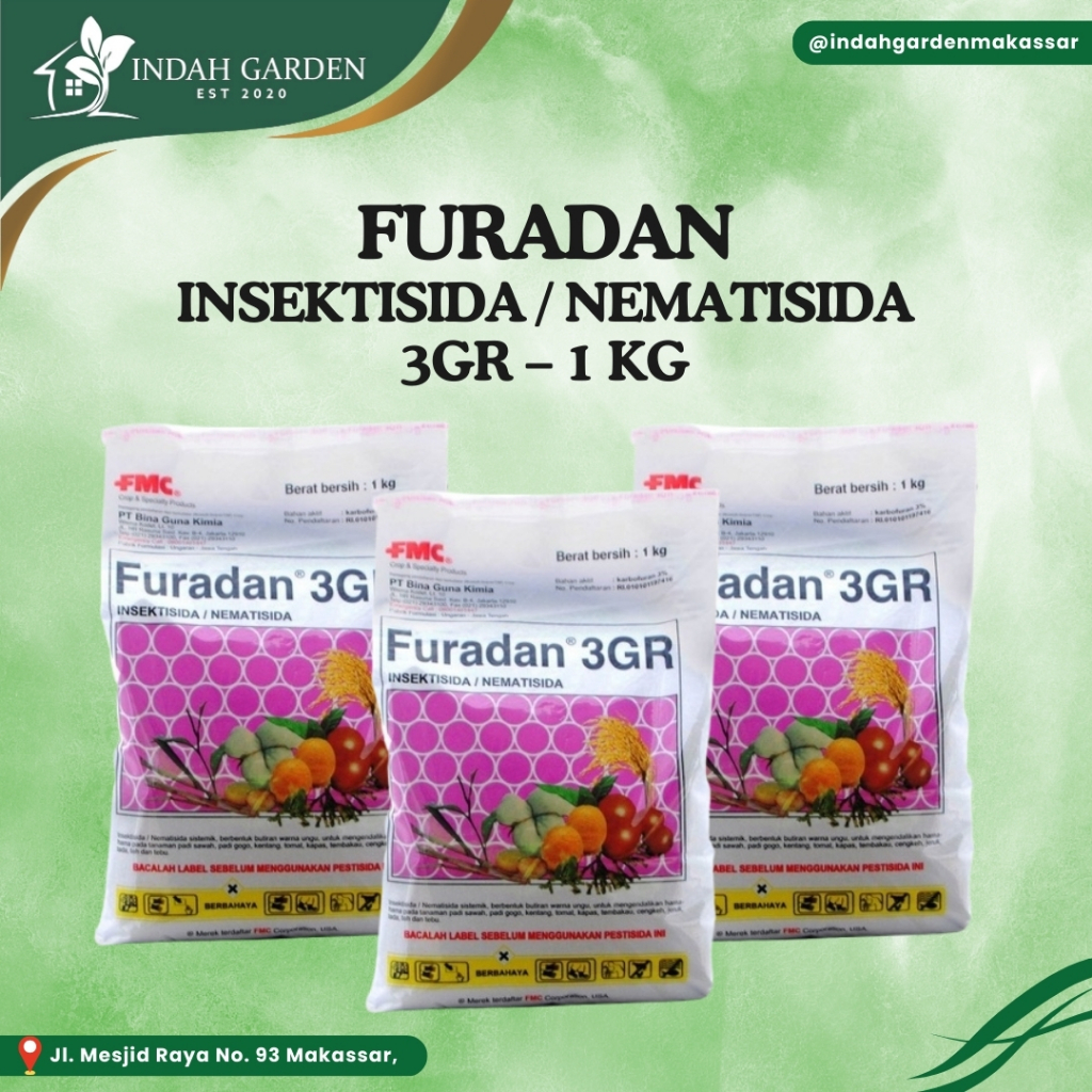 Jual Insektisida / Nematisida Furadan 3GR – 1 Kg | Shopee Indonesia