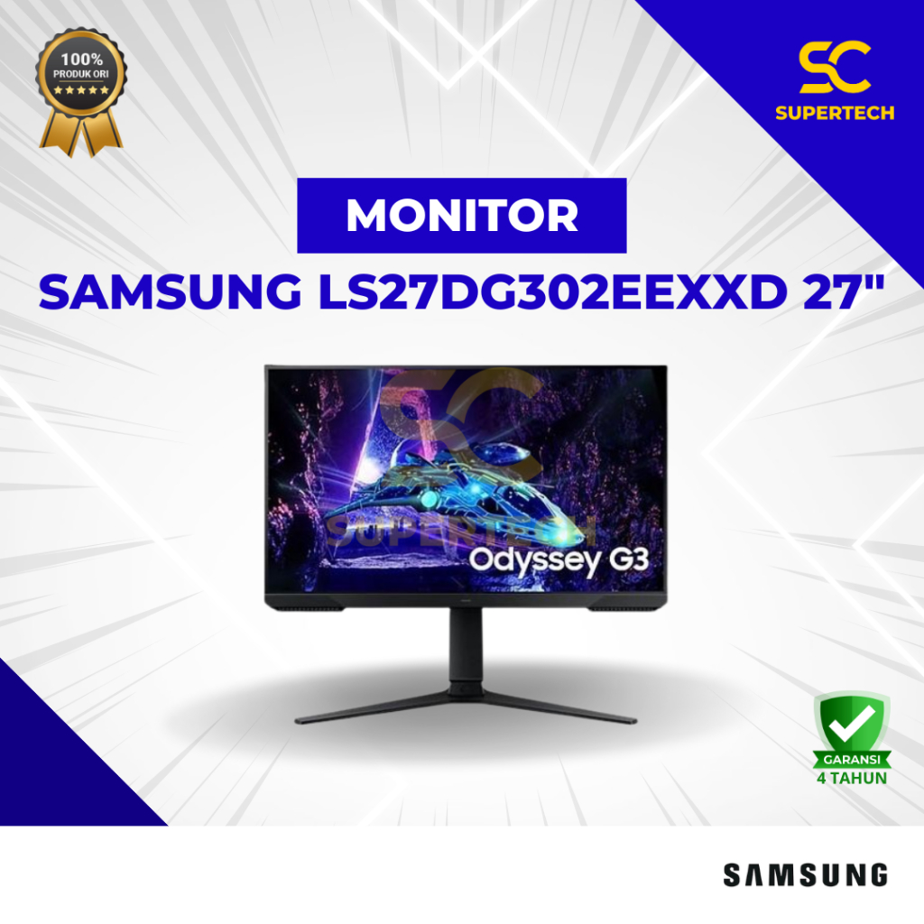 Jual LED MONITOR Samsung LS27DG302EEXXD ODYSSEY G3 27