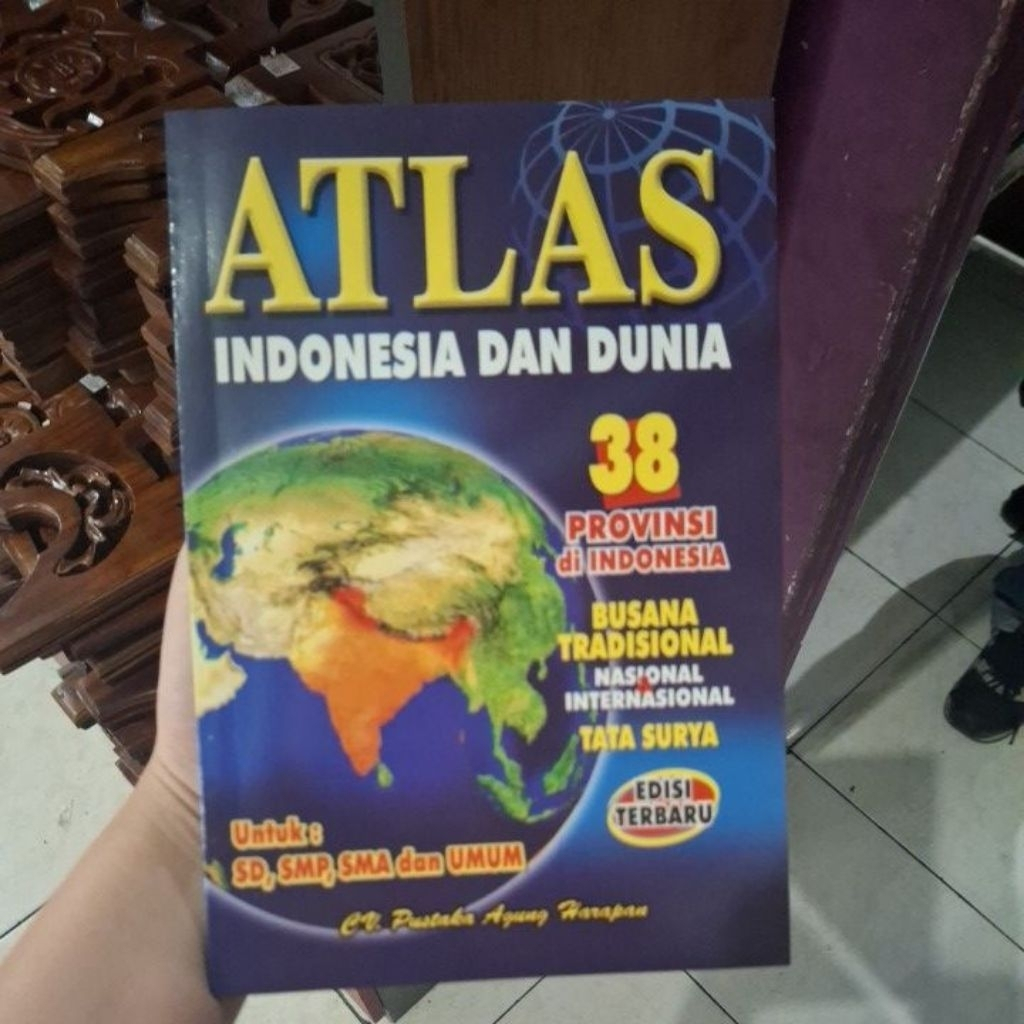 Jual Atlas Indonesia dan Dunia 38 Provinsi di Indonesia | Shopee Indonesia