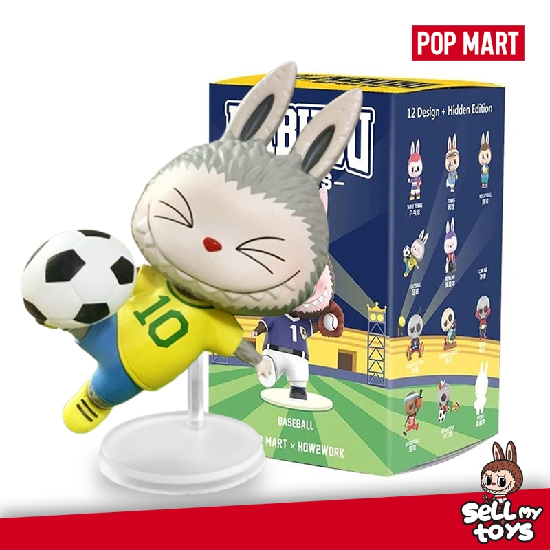 Jual POP MART Labubu Sports Football - Brazil number 10 - ORIGINAL ...