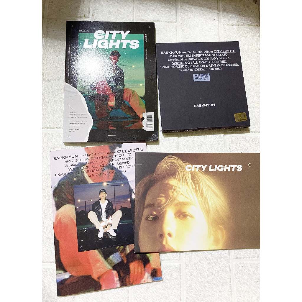 Jual Album Baekhyun EXO City Light versi Light | Shopee Indonesia