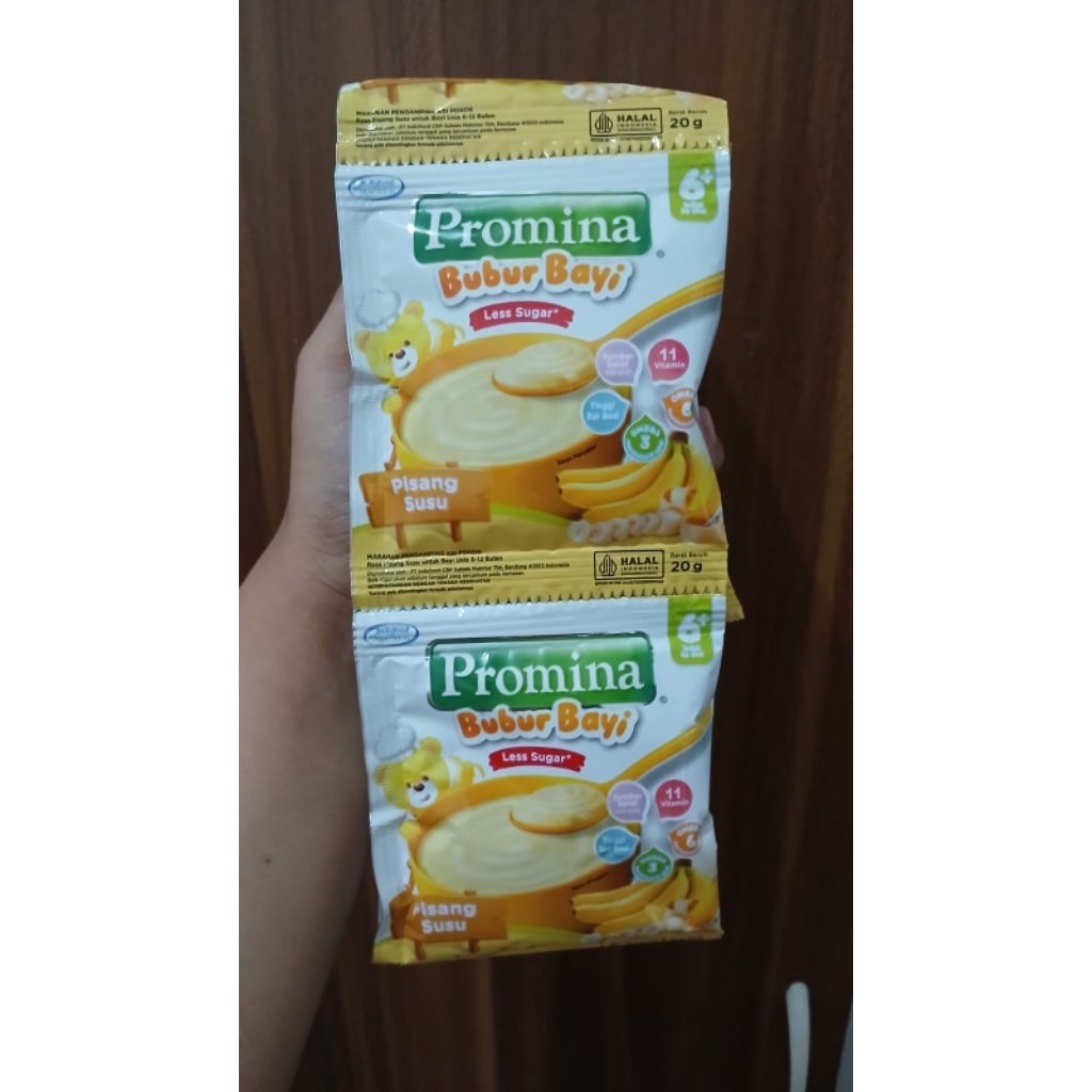 Jual PROMINA BUBUR BAYI MPASI 6+ ISI 8 SACHET UNTUK 1 RENCENG | Shopee ...