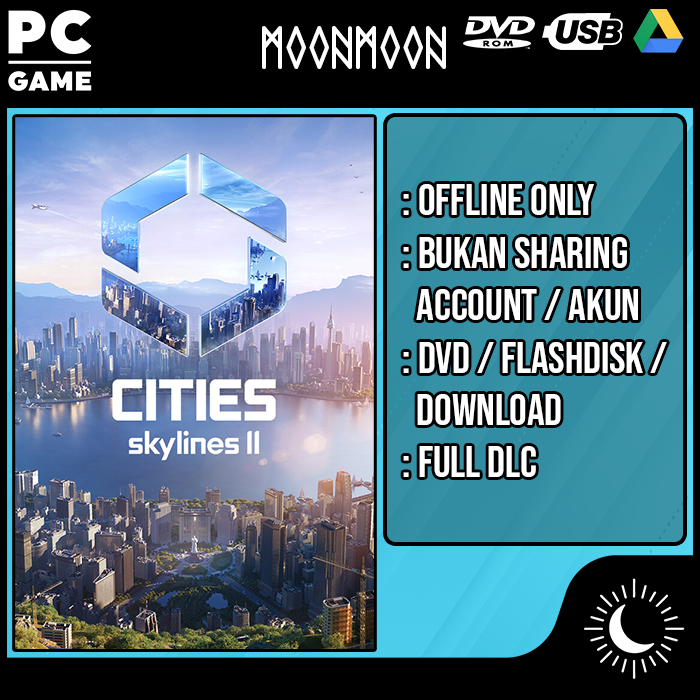 Jual Cities Skylines 2 / II Ultimate Edition Full DLCs Game PC Laptop