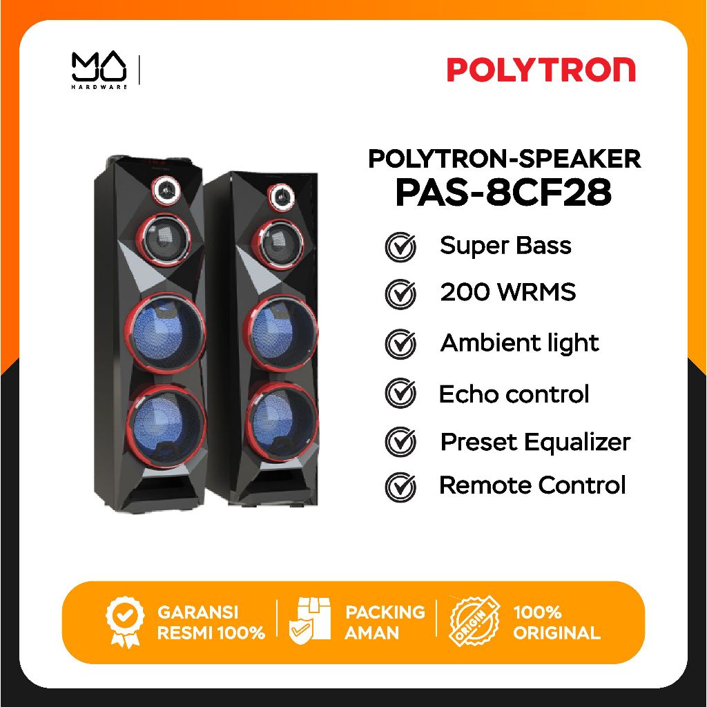 Jual Speaker Polytron - PAS 8CF28 - Garansi Resmi | Shopee Indonesia