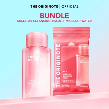 The Originote Micellar Cleansing Tissue 10 Sheets Cleansing Tissue Makeup Remover Wipes Tisu