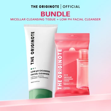 The Originote Micellar Cleansing Tissue 10 Sheets Cleansing Tissue Makeup Remover Wipes Tisu