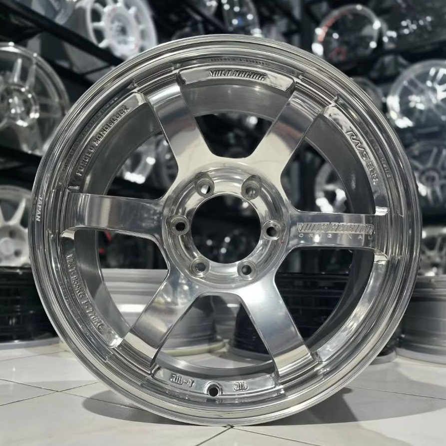 Jual velg mobil TE37 WARNA HIGH FULL MIRROR r18 PCD 6X139,7 velg racing ...