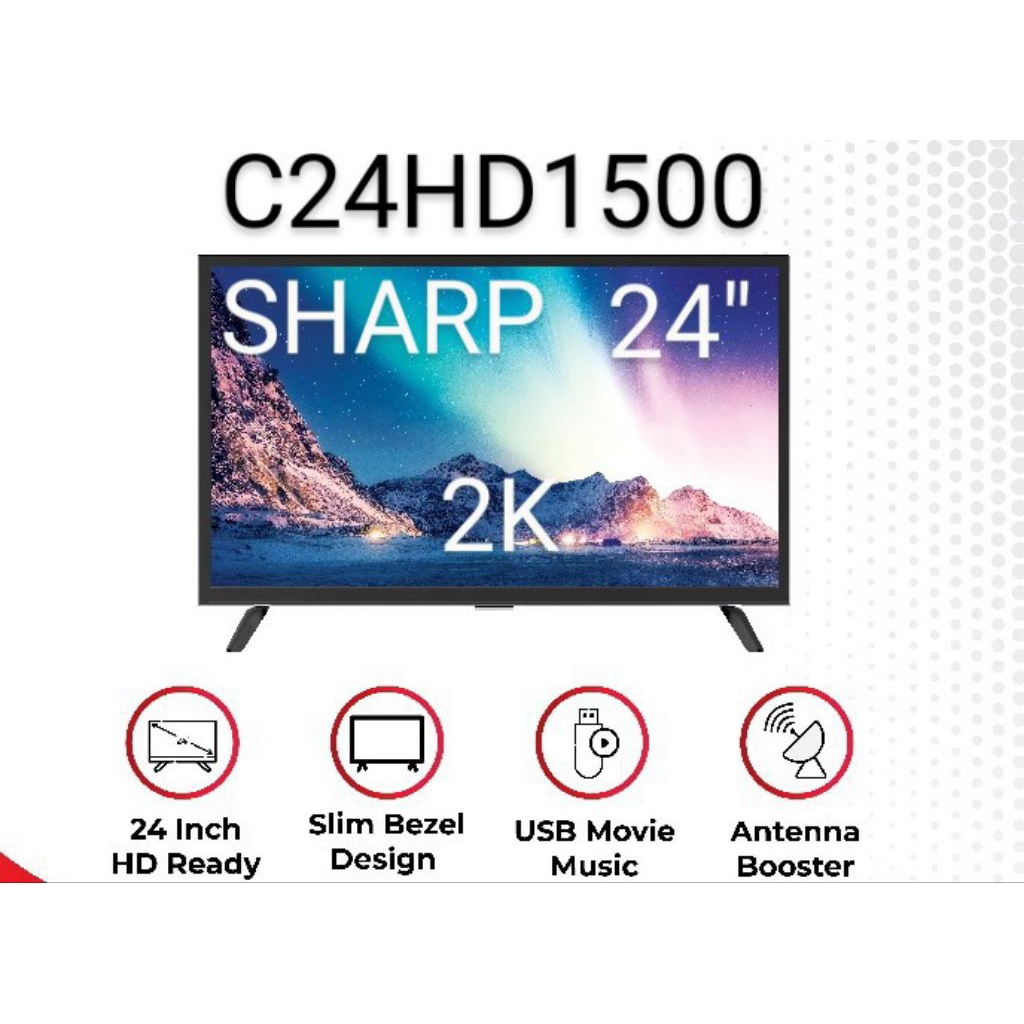 Jual Sharp TV DIGITAL 32 Inch 32HD1500I & 24 inch C24HD1500I(Garansi ...