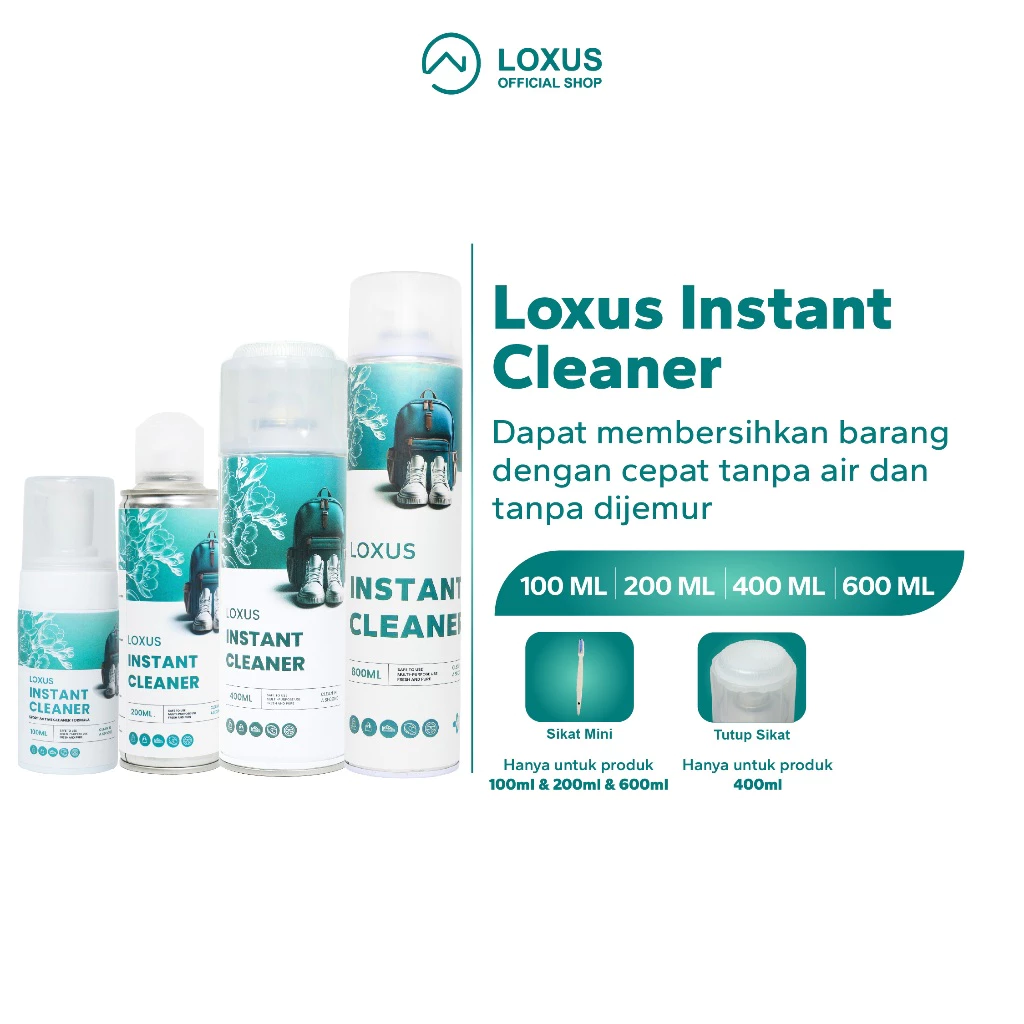 Loxus Instant Cleaner Pembersih Sepatu