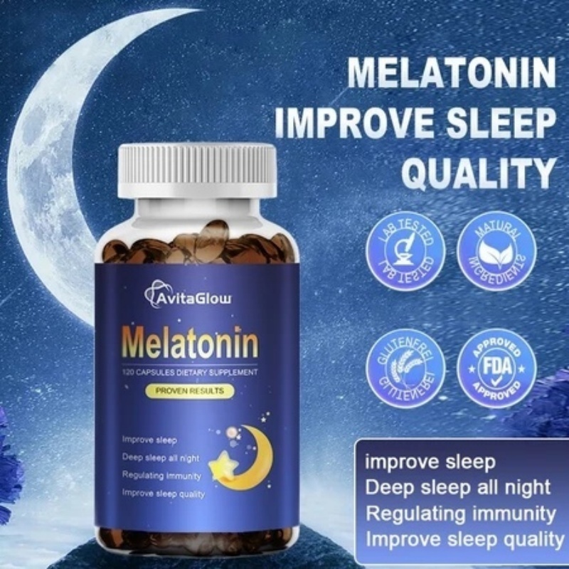 Jual AvitaGlow Melatonin 3mg - Suplemen tidur alami premium dengan ...