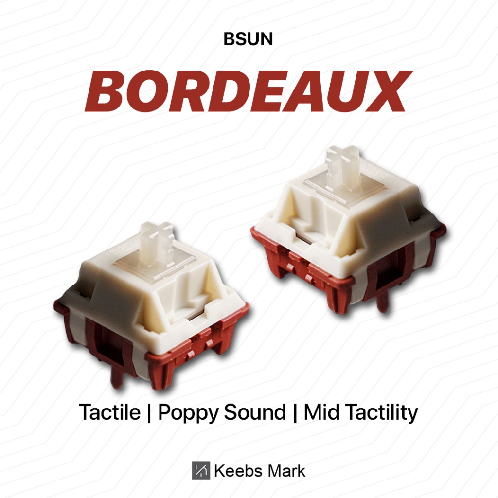 Jual Bsun Bordeaux Tactile Switch 50g Mechanical Keyboard | Shopee ...
