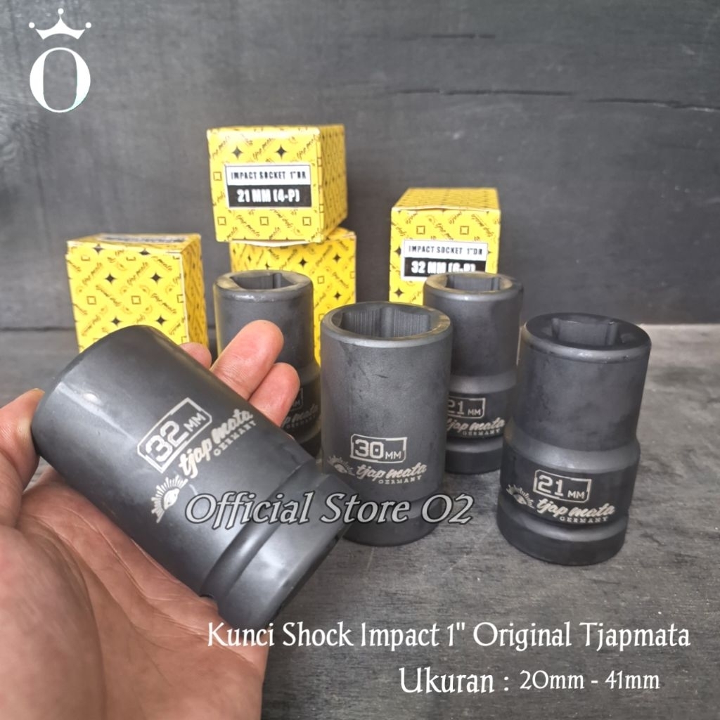 Jual Mata Shock Deep Impack Original Tjap Mata 1 inch 20 21 24 26 27 30 ...
