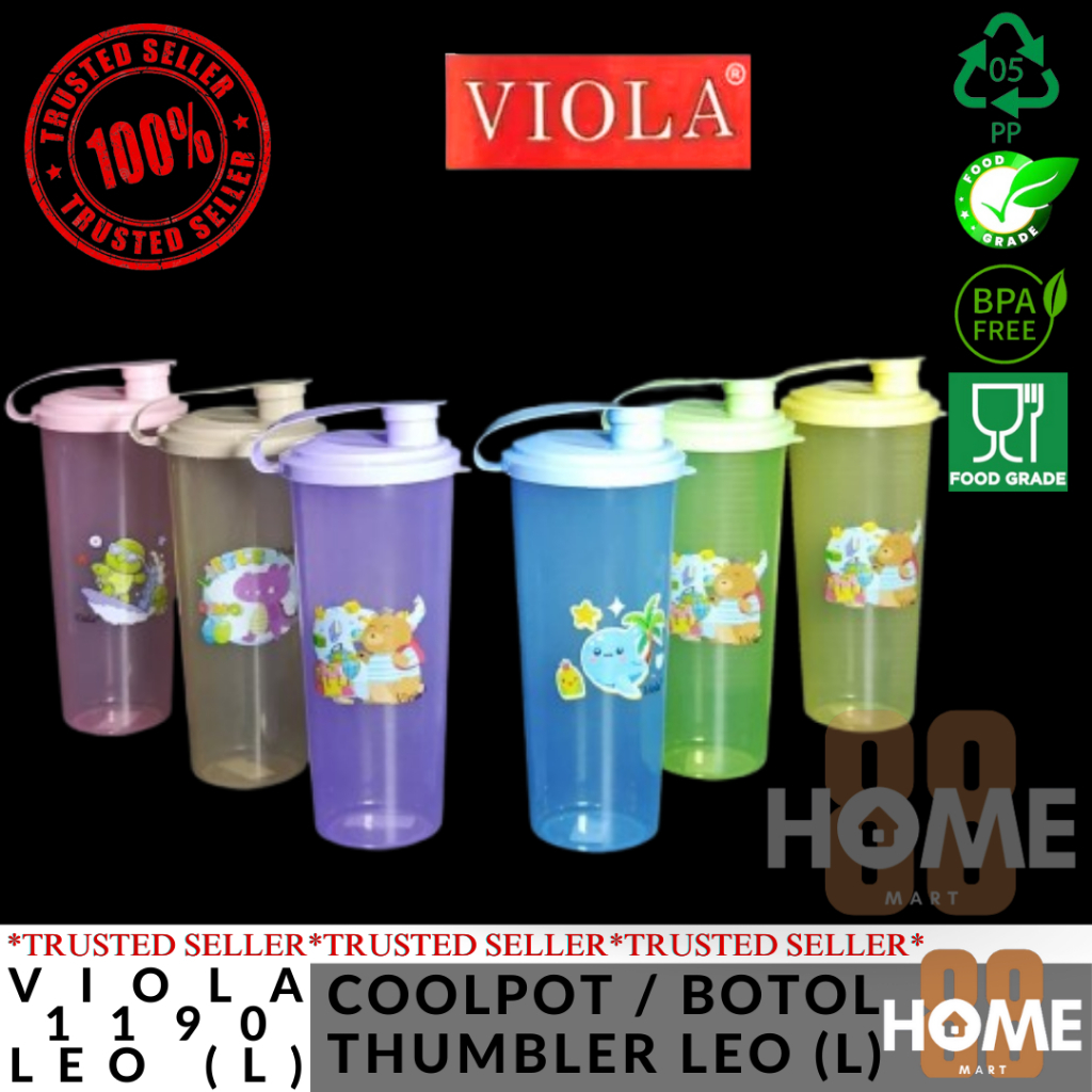 Jual VIOLA 1190 CP LEO (L) - BOTOL MINUM VIOLA 500 ML BPA FREE WARNA ...