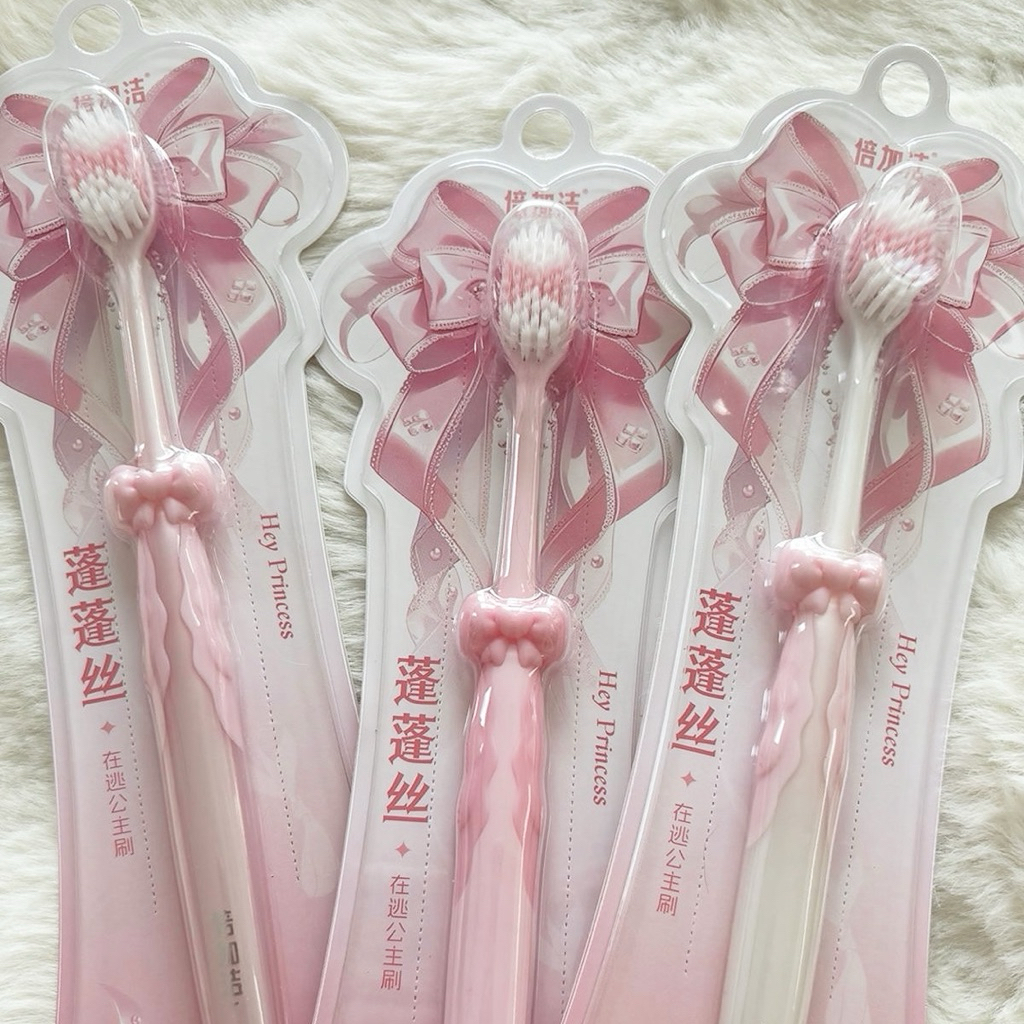 Jual Mocorie - Coquette Ribbon Toothbrush / Pink Bow Toothbrush ...